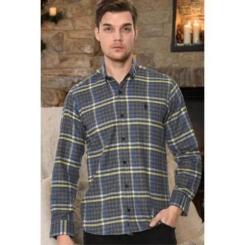 Dewberry G700 MEN&amp;#039;S SHIRT-PLAIN NAVY BLUE Slike