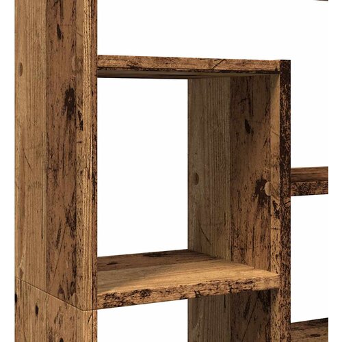  Regal za knjige boja starog drva 72x20x120,5 cm konstruirano drvo Slike