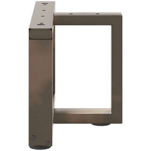  Noge za stolić T-oblika 2 kom prirodni čelik 50x25x(30-31)cm Slike