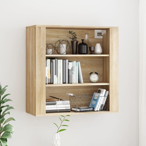 vidaXL Stenska omarica sonoma hrast 80x33x80 cm inženirski les Cene
