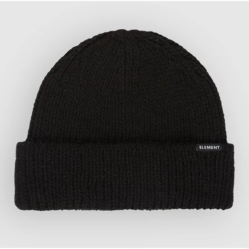Element Mid Heavy Knit Solid Beanie flint black Cene