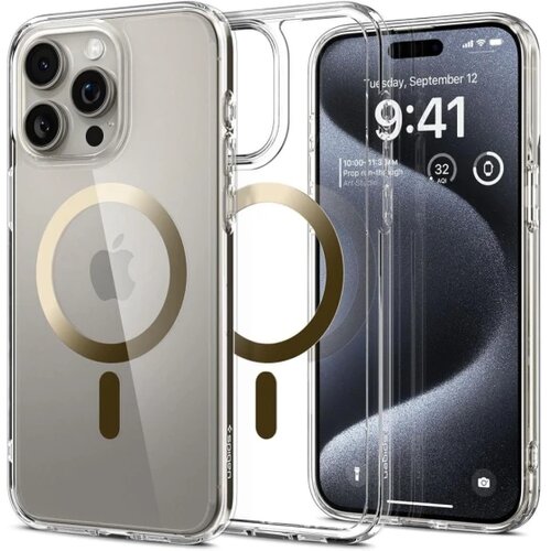 Spigen ULTRA HYBRID MAG MAGSAFE maska za IPHONE 15 PRO GOLD Cijene
