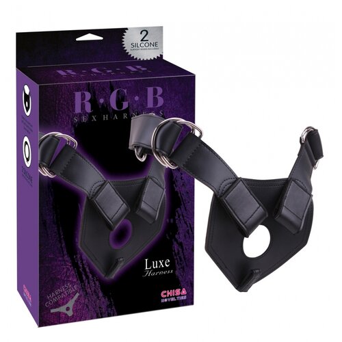 Chisa Gaćice za ženski strep on Luxe Harness, Crni Cene
