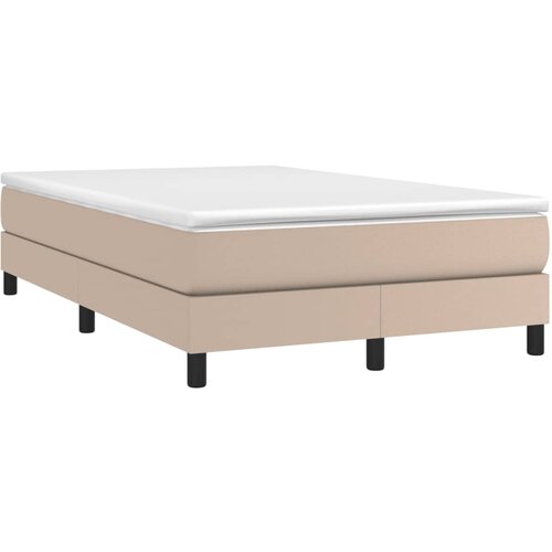 Maison Chic Box spring postelja - Vzmetna postelja z vzmetnico kapučino 120x190cm umetno usnje SL9965, (21885859) Slike