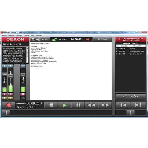 DEXON Programska oprema za snemanje sestankov - Conference Recorder 2.2.4, (20763281)