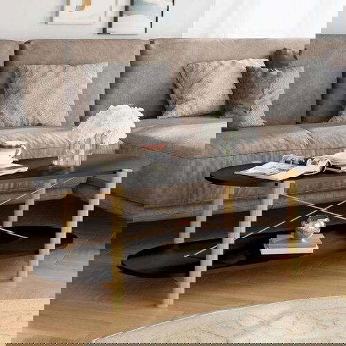  Klubska mizica Črna 110x48x40 cm inženirski les, (20711536) Cene