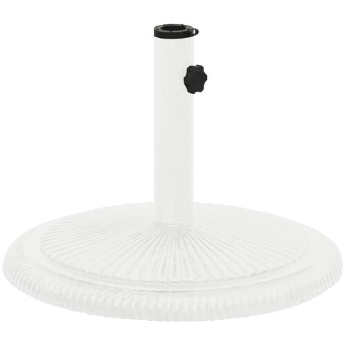 VidaXL Stalak za suncobran bijeli 45 x 45 x 30 cm od lijevanog željeza Slike