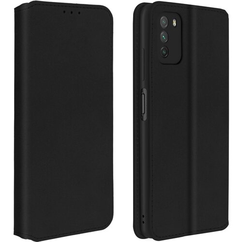 AVIZAR Ovitek za Xiaomi Poco M3, držalo za kartice in stojalo za video, magnetni preklop - crn, (20626260) Cene