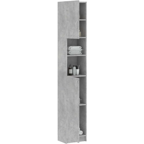  Kopalni&amp;scaron;ka omarica betonsko siva 32x25,5x190 cm iverna plo&amp;scaron;ča, (20579993) Slike