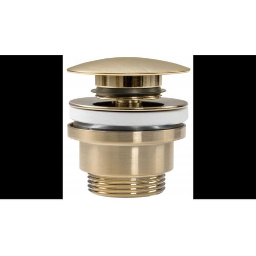 REA Bath REA ČEP ZA UMIVAONIK UNIVERZALNI KLIK-KLAK BRUSHED GOLD MAT Cijene