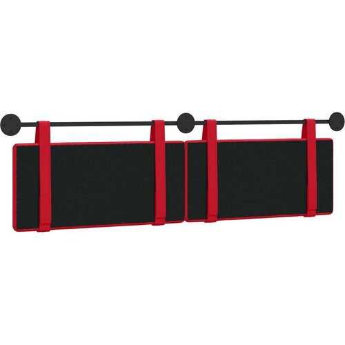  Držeće uzglavlje Zidne Crvena 170 x 55 x 5 cm Lažna koža - Crvena 160 cm bez LED Slike