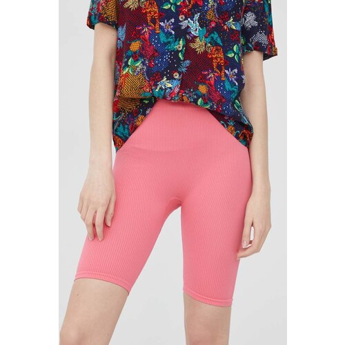 Vero Moda Kratke hlače ženske, roza barva Slike