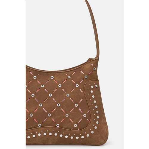 Desigual Torbica YANKEE MANAOS CAMEL rjava barva, 25WAXPB4 Slike