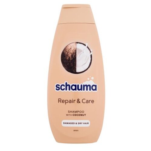 Schwarzkopf Schauma Repair &amp;amp; Care Shampoo &amp;scaron;ampon s kokosom za o&amp;scaron;tećenu i suhu kosu za ženske Slike