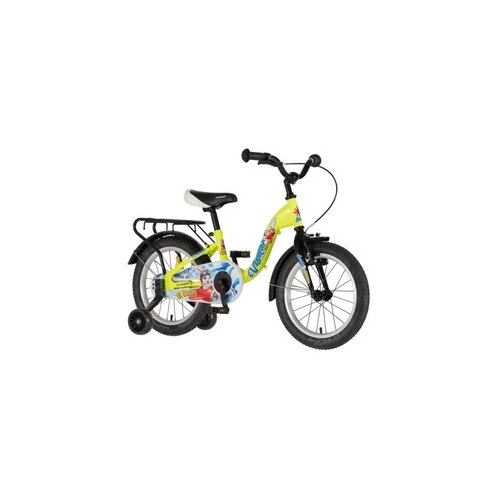 Visitor bicikl kids aviator 16" 9" v-brake kontra 105-125cm (16") neon žuti 1160123 Cene