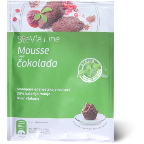 Stevia Line čokoladni mus 75g Cene