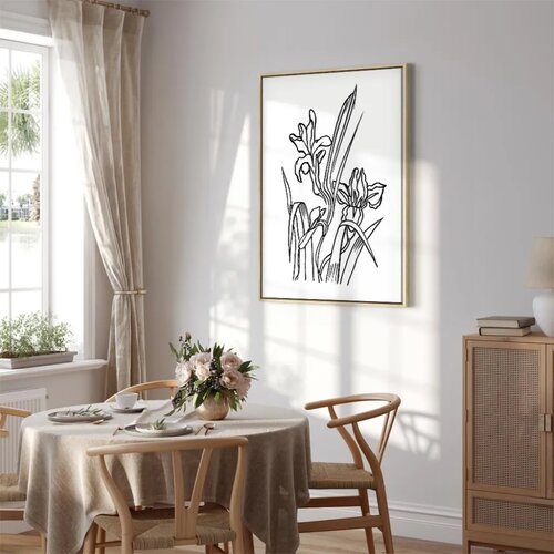  Slika - Love Irises (1 Part) Vertical 60x90 Slike