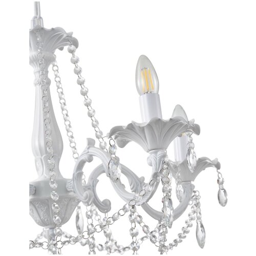  Luster na lancu KRISTALLO 5xE14/15W/230V Slike