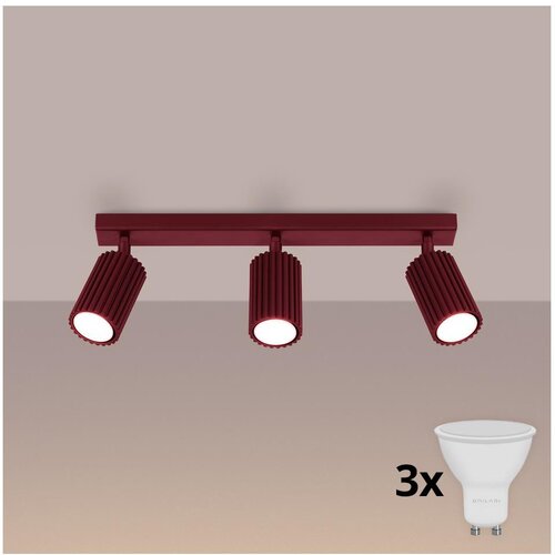  Brilagi - LED spot svetiljka CRESTO 3xGU10/10W/230V bordo Cene