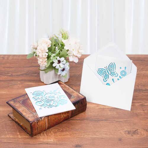 Bambu Lab Pearlescent White Greeting Card Set - 1 k. Slike
