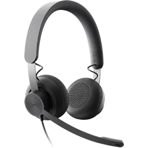  Slušalice sa mikrofonom, Logitech UC Zone USB black, USB-C, USB-A adapter included, noise-canceling,... Cijene
