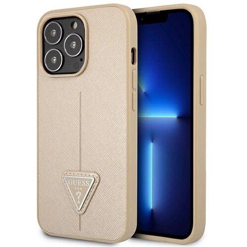 Guess HARDCASE OVITEK ZA IPHONE 14 PRO MAX 6.7 BEŽ SAFFIANO, (21834125) Cene