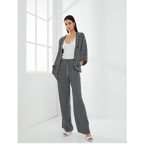 Koton Palazzo Trousers Wide Leg High Waist Pocket Slike