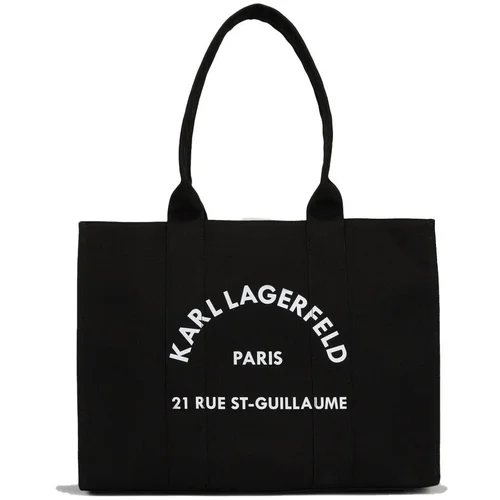 Karl Lagerfeld Torbe SRSG SQUARE LARGE TOTE Črna