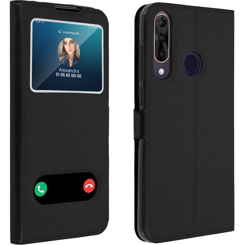 AVIZAR dvojna zašcitna torbica z ucinkom teksture - crna str. wiko view 3 pro, (20599523) Cene