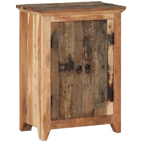  Komoda 55 x 33 x 75 cm masivno bagremovo i obnovljeno drvo Slike