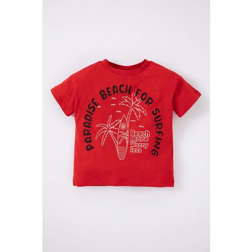Defacto Baby Boy Patterned Short Sleeve T-Shirt Slike
