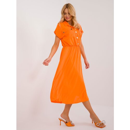 Italy Moda Dress-DHJ-SK-19002.31-Orange Cene