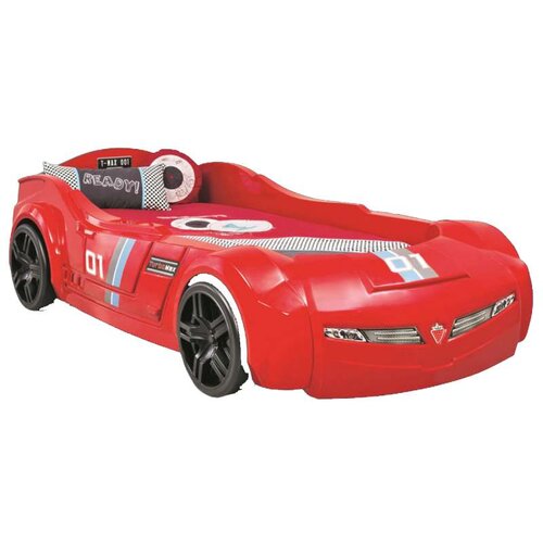 Cilek Dečiji krevet Auto Turbo Max 126xh66x225cm crveni Slike