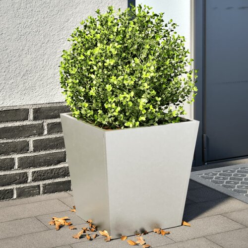 VidaXL Vrtne sadilice 2 kom 40x40x40 cm od nehrđajućeg čelika Slike