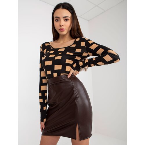 LAKERTA Blouse-LK-BZ-509198.48P-black Cene