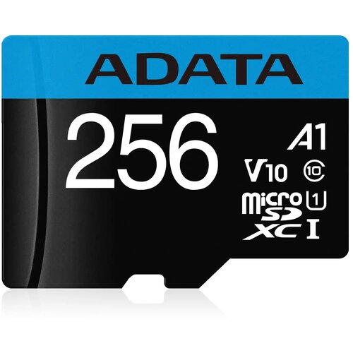 Adata Micro SD Card 256GB AData + SD adapter AUSDX256GUICL10A1-RA1/ class 10 Cene