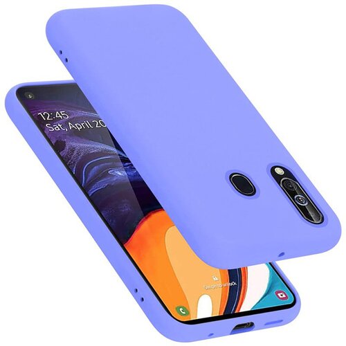 Cadorabo Ohi&amp;scaron;je, združljiv s Samsungom v tekoči lahki vijolični barvi - za&amp;scaron;čitni pokrov iz fleksibilnega silikona TPU, (20589801) Slike