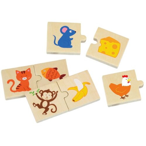 Viga drvena slagalica nahrani životinju &amp;scaron;to životinje jedu puzzle Slike
