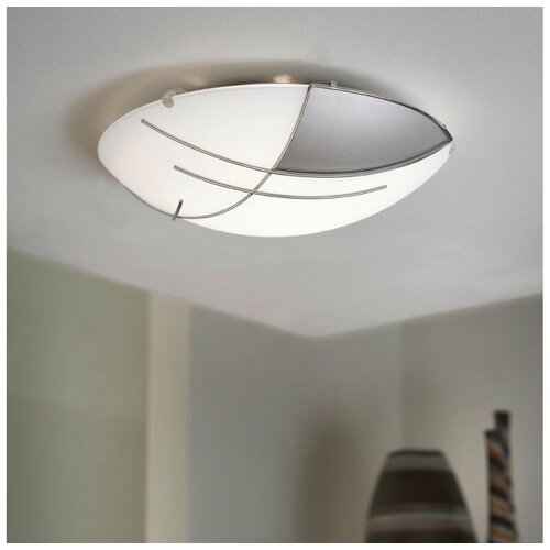 Eglo raya plafonjera/1 e27 1x60w hrom/šarena-srebrna Cene