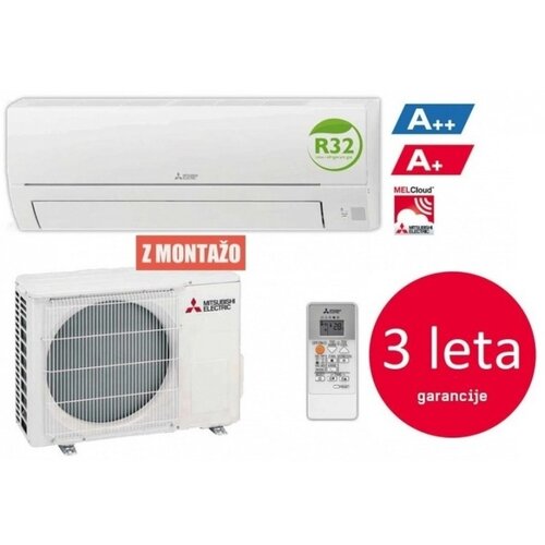 Mitsubishi klimatska naprava z montažo MUZ/MSZ-HR35VFK - 3,5 KW Cene