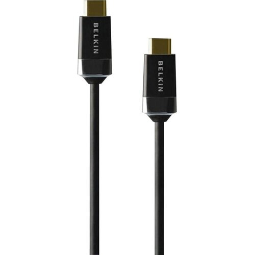 Belkin HDMI priključni kabel HDMI-A vtič\, HDMI-A vtič 1.00 m črna HDMI0018G-1M pozlačeni konektorji HDMI kabel, (20415534) Cene