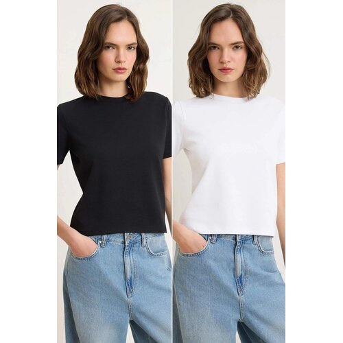 TRENDYOLMILLA Ženski set majici TWOSS26TS00302, Vi&amp;scaron;ebojni Slike