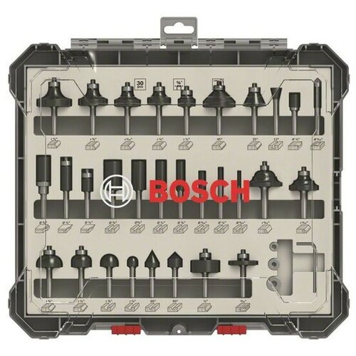 Bosch REZKAR ZA LES 30-DELNI KPL 6.35 MM (1/4&amp;quot;) ZA OBDELAVO LESA Slike