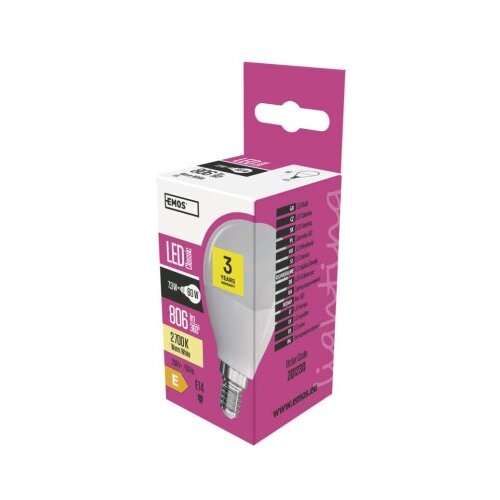  LED žarnica Classic Mini Globe / E14 / 7,3 W (60 W) / 806 lm / toplo bela Slike