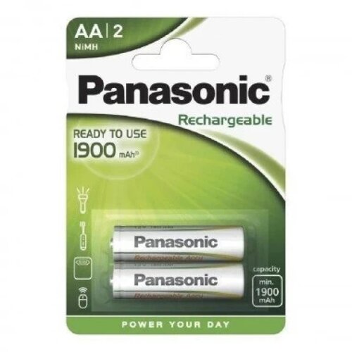  Panasonic baterije HHR-3MVE/2BC-2xAA punjive 1900 mah Slike