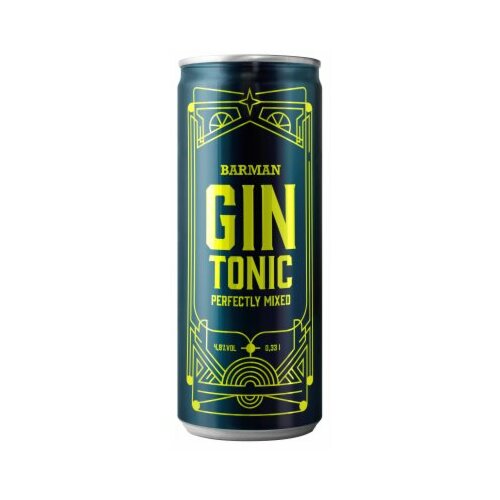 Barman gin tonic 330ml limenka Slike