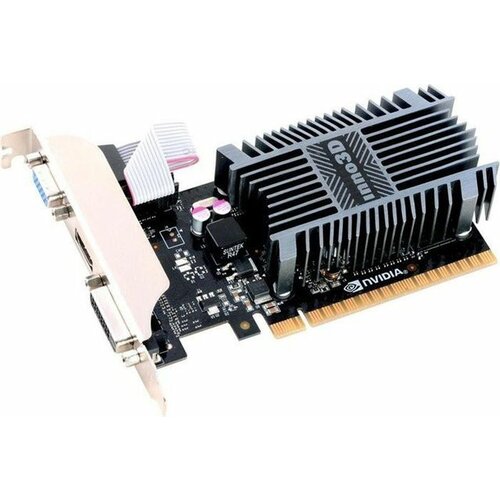 Inno3d GeForce GT 710 1GB DDR3, HDMI/DVI-D/VGA/64bit N710-1SDV-D3BX grafička kartica Slike