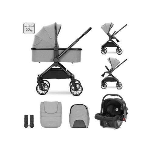 Lorelli KOLICA ZA BEBE REYA 3u1 - GREY I GRATIS LEZALJKA PORTOFINO (10021952406P) Slike