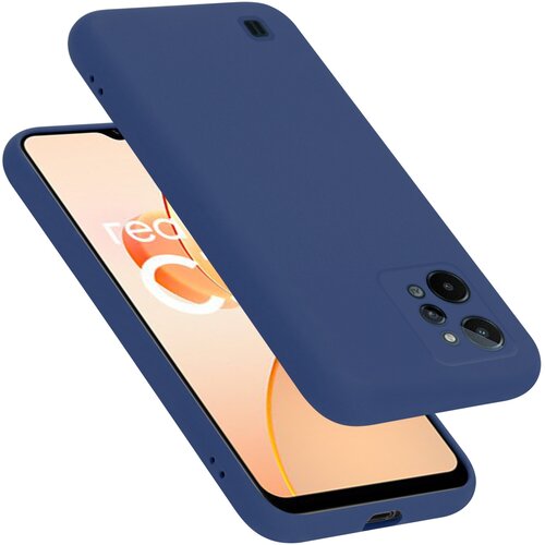  Ohišje, združljiv z Realme v tekoči modro - zaščitni pokrov, narejen iz fleksibilnega silikona TPU, (20694414) Cene