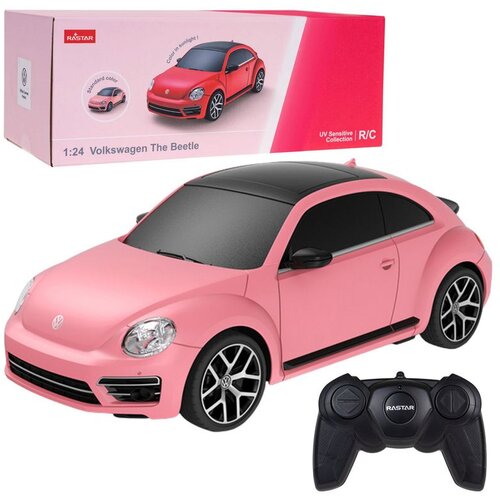 Volkswagen Beetle UV osjetljivi automobil na daljinsko upravljanje, ružičasti Rastar 1:24 Cijene